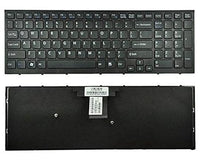 Laptop Keyboard for Sony Vaio VPC-EB, VPC-EB100C, VPC-EB12EG/BI, VPC-EB15FA/W, VPC-EB19 Series with Frame Black