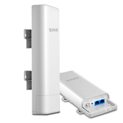Tenda O3 2.4GHz N150 Long Range Outdoor CPE | 5km+ Wireless Bridge | 12dBi Antenna | PoE, AP/Station/Repeater/Router | 6KV Lightning Protection