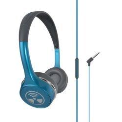 iFrogz Toxix Plus Headphones with Mic  Deep Bass, Right-Angle Jack, Stereo Sound