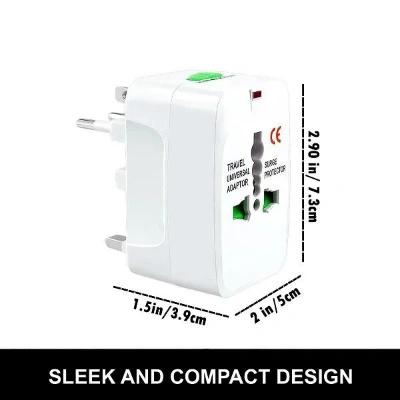 Travel Universal Adapter with LED and Child Safety Shutter-Universal Socket
