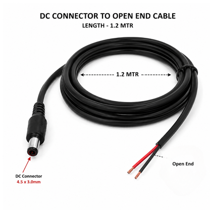 DC Cable (4.5x3.0mm) For Dell Laptop Adapter -1.2m