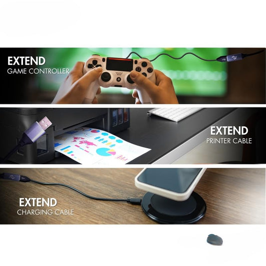 USB Extension 3.0 | IC | USB Extension Cord for Printer, TV, Playstation, Xbox, Hard Drive - 30M
