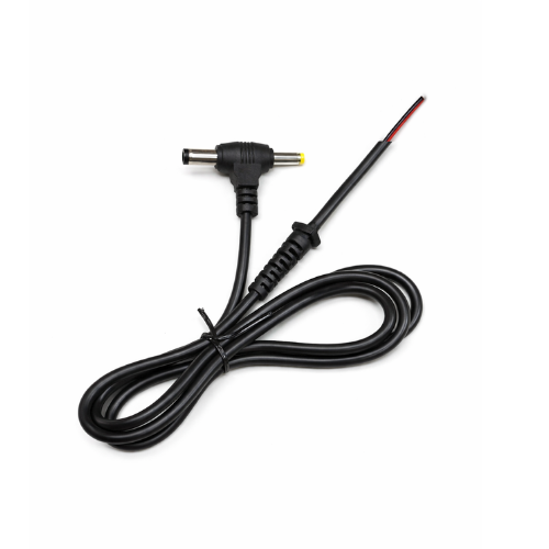 DC Pin 2-in-1 Dual with Open End Wire (5.5 X2.5) - (4.0 X1.7)mm Jack Connector for CCTV, Laptop & LED Adapter