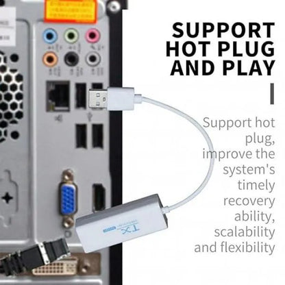 USB LAN Extender RJ45 | 200M LAN Repeater for USB Cameras, Printers, Keyboard & Mouse