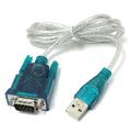 USB To Serial DB9 Male (9 Pin) RS232 Cable Adapter