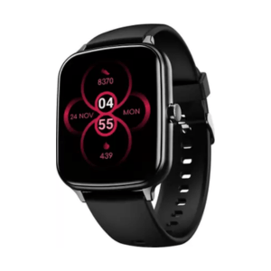 boAt Wave Smart Call with Bluetooth Calling and 1.69 HD Display Smartwatch (Black Strap, Free Size)
