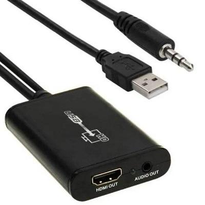 Usb 3.0 To Hdmi Hd Video Leader | Video Graphics Cable Adapter, for Laptop Computer, HDTV TV, Projector, with Audio Output Multiple Monitors