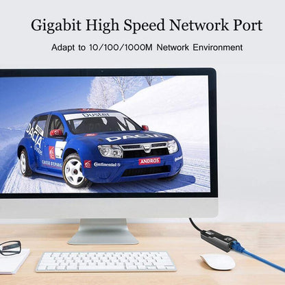 USB Lan 2.0 to Gigabit Ethernet LAN Adapter ,Converter Compatible for Nintendo Switch, MacBook, Mac Pro Mini, iMac, XPS, Surface Pro, Notebook, PC