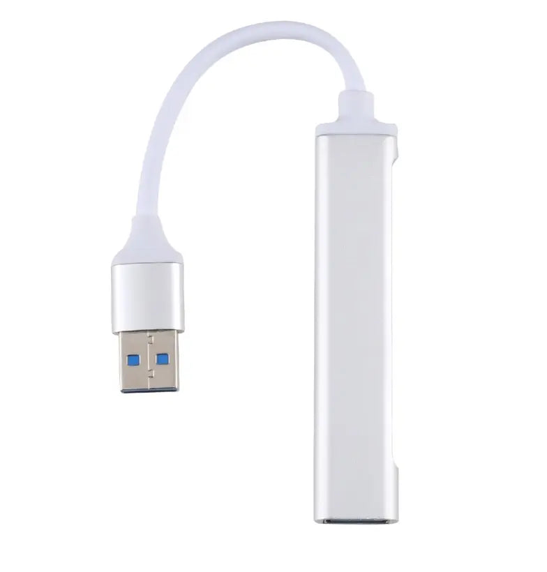 USB Hub 3.0 Slim 4 Port (Metal Body) | High Speed USB Hub with Aluminium Shell, Compatible for PC, MacBook, Mac Pro, Mac Mini