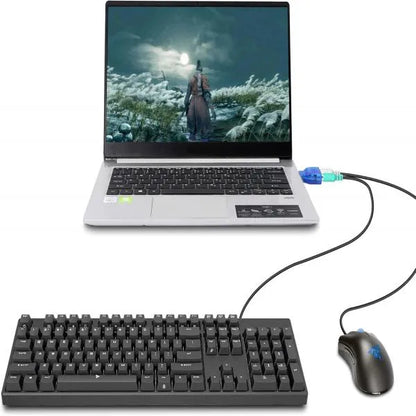 USB to 2 PS/2 Converter Adapter for Keyboard and Mouse