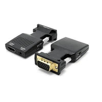VGA (M) To HDMI (F) Converter With Audio for PC, Monitor HDTV Laptop, Projector