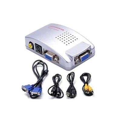 VGA To PAL ( VGA to AV) Media Streaming Device (Silver)