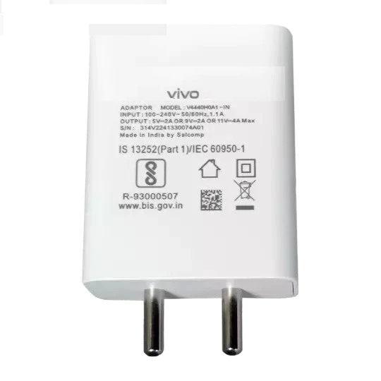 Vivo 18W QC Mobile Adapter | BIS Certified Quick Charge| Compatible for Smartphones, TWS, Gaming Console, Power Banks (White)
