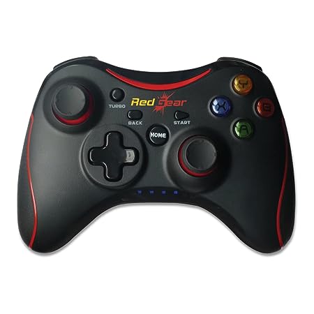 Redgear Pro Wireless Gamepad with 2.4GHz Wireless Technology,Integrated Dual Intensity Motor, Illuminated Keys for PC-Compatible