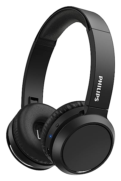 Philips Audio TAH4205XTBK/00 Bluetooth 5.0, Bass Booster, Upto 29H Playtime, 32mm Driver On Ear Headphones With Mic (Black)