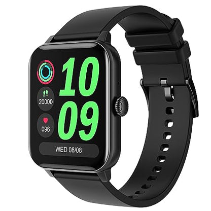 Fire-Boltt Ninja Calling 1.69"(4.29cm) Bluetooth Calling Smart Watch, Dial Pad, Speaker, AI Voice Assistant Gaming & 100+ Faces with SpO2 (Black)