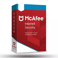 McAfee Internet Security - 1 PC, 3 Year Product Key (Email Delivery)