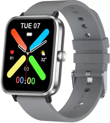 Fire-Boltt Ninja Calling Pro 4.29cm (1.69 inch) Bluetooth Calling Smartwatch with AI Voice Assistant (Silver)