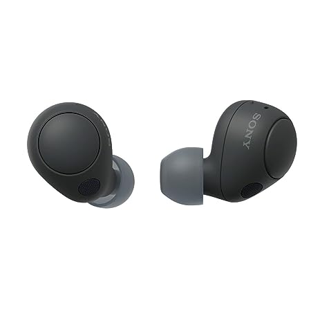 Sony WF-C700N Bluetooth Truly Wireless Lightest Active Noise Cancellation in Ear Earbuds, Multipoint Connection,10 mins Super Quick Charge (Black)