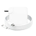 Laptop Adapter 87W USB-C Apple MacBook Pro 35.5cm (14-inch ) (2021) MacBook Pro 38cm (15-inch, 2018) MacBook Pro 38cm (15-inch, 2017) MacBook Pro 38cm (15-inch, 2016) - Compatible
