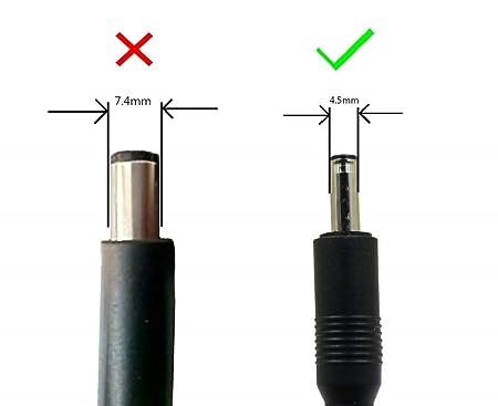 Lappy Power Laptop Adapter 45W 19.5V/2.31A For Dell Laptops (Pin Size 4.5mm*3.0mm) - Compatible