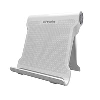 Portronics Modesk 200 Universal Mobile Phone Tabletop Stand for Desktop Table for All Device Size Upto 17.7cm (7 Inch) White