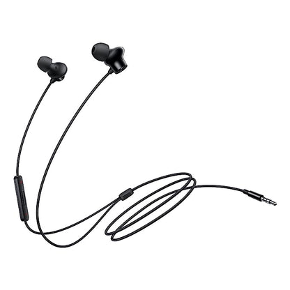 OnePlus Nord Wired Earphones with mic, 3.5mm Audio Jack, Enhanced bass with 9.2mm Dynamic Drivers (Black)
