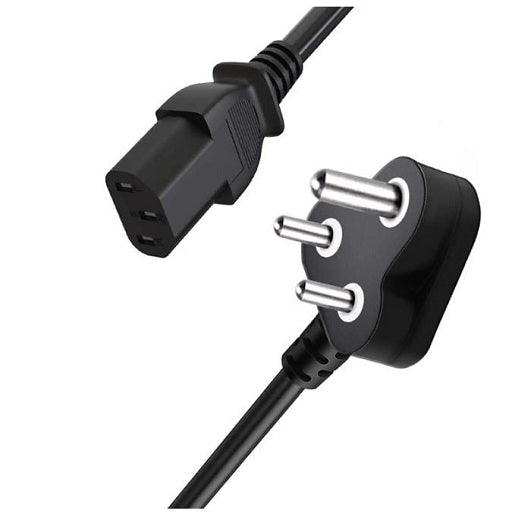 Desktop Power Cord 3 Pin Cable 3 Mtr (Black)