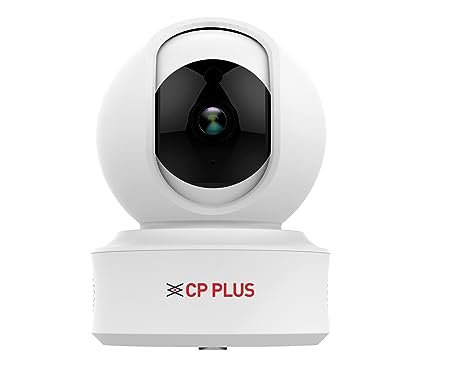 CP PLUS CP-E41A 4MP Wi-fi PT Home Security Camera|360 with Pan & Tilt|Two Way Talk|Cloud Monitoring|Motion Detect|Night Vision (White)