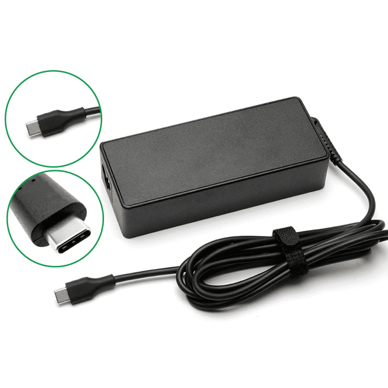Lappy Power Laptop Adapter 65W 5-20V/3.25A For Toshiba, HP, Dell, Lenovo, Acer (USB Type-C) - Compatible