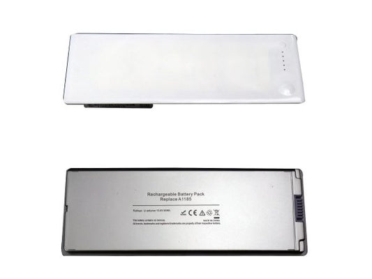 Lappy Power Laptop Battery For Apple A1185 MA561, MacBook 13? A1181, 13? MA254, 13? MA255 Series Laptops,Silver 10.8V 6 Cells 55Wh Compatible