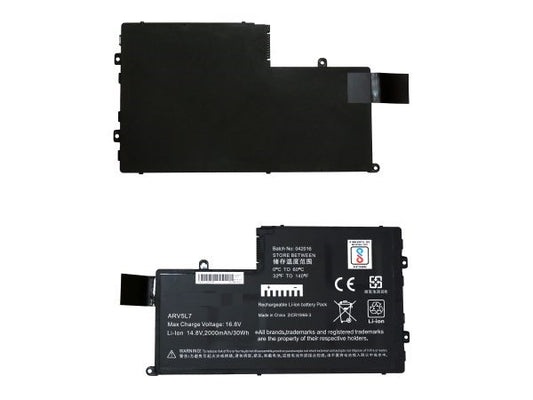 Lappy Power Laptop Battery For Dell 5547 TRHFF, Inspiron 5548 Laptops , 11.1V 3 Cells 3800mAh Compatible