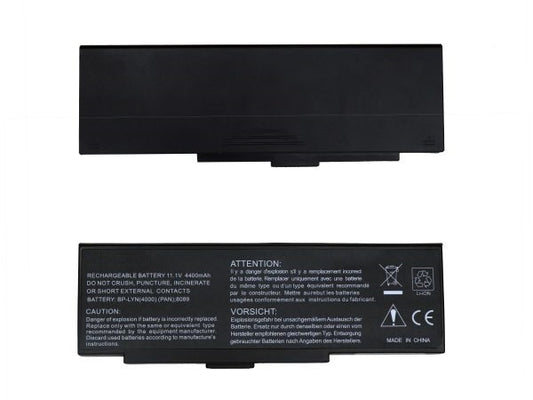 Lappy Power Laptop Battery For HCL BP 8089, 11.1V 9 Cells 6600mAh Compatible