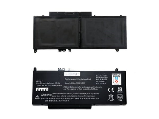 Lappy Power Laptop Battery For Dell E5450 G5M10, E5550, E5570, Latitude E5470 Laptops , 7.4V 4 Cells 51Wh Compatible