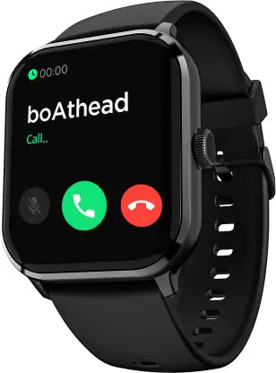 boAt Wave Infinity with 1.85" HD Screen, Functional Crown and Bluetooth Calling Smartwatch (Black)