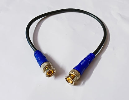 BNC Cable (Coxial) with Copper Wire Molded for CCTV Camera (Blue)