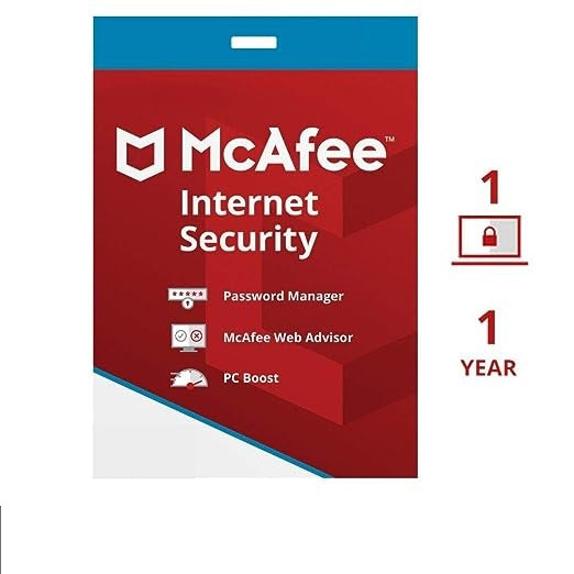 McAfee Internet Security - 1 PC, 1 Year Product Key (Email Delivery)