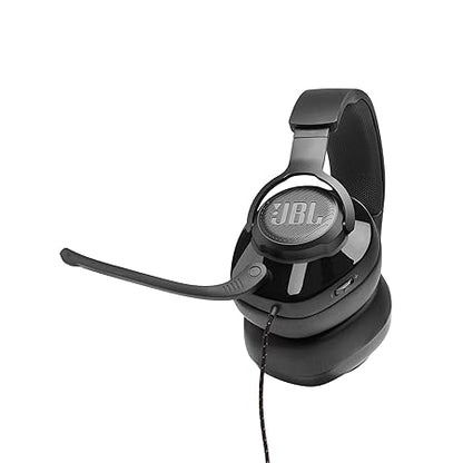 JBL Quantum 200 Wired Over-Ear Gaming Headphones (Black)