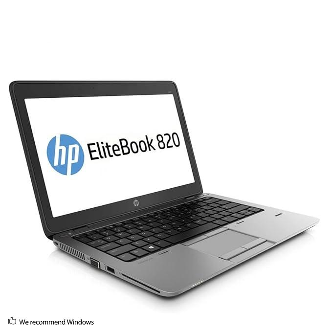 HP EliteBook 820 G1 Intel Core i5 4th Gen 8GB Ram, 500GB Hard Drive 31.7cm (12.5 Inches) ,Windows 10 Pro (Refurbished)