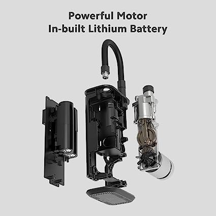 Xiaomi 150 PSI Portable Electric Tyre Air Pump for Car & Bike | Digital Display | 5 Air Fill Modes | LED Light |Type C (Black)