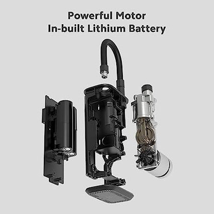 Xiaomi 150 PSI Portable Electric Tyre Air Pump for Car & Bike | Digital Display | 5 Air Fill Modes | LED Light |Type C (Black)