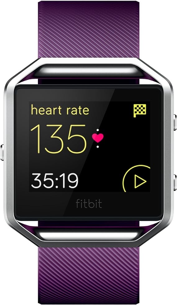 Fitbit Blaze Smart Fitness Watch,Time Display, Plum, Small 13.9cm X 17.0cm (5.5 - 6.7 inch)- Purple