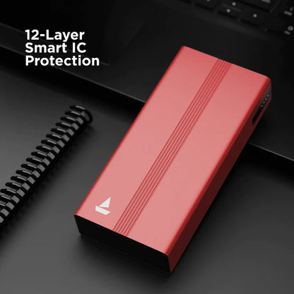 boAt Energyshroom PB255 20000 mAh Power Bank (Red)