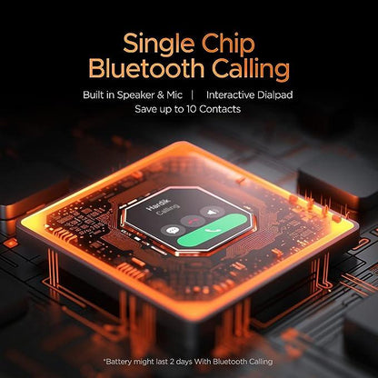 boAt Xtend Call Plus Smart Watch with 1.91" HD Display, Advanced BT Calling, Coins, ENx Tech, HR & SpO2,100+Sports Modes(Active Black)