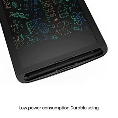 Portronics Ruffpad 8.5M Multicolor LCD Writing Pad with Screen 21.5cm (8.5-inch) for Drawing, Playing, Handwriting Gifts for Kids & Adults (Black)
