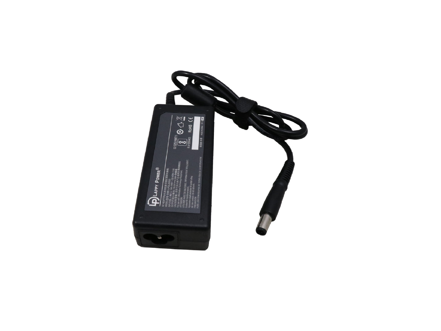 Lappy Power Laptop Adapter 65W 19.5V/3.34A For Dell Laptops (Pin Size 7.4*5.0mm) - Compatible