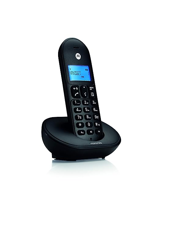 Motorola T101l Cordless Landline Phone (Black)