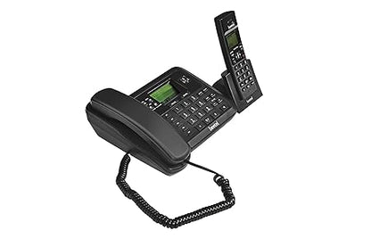Beetel X78 2.4GHz Cordless Combo, with 2 Way Speaker Phone for Both Base and Handset, 3 Way Call conferencing, 8 hrs Talk Time (Black)