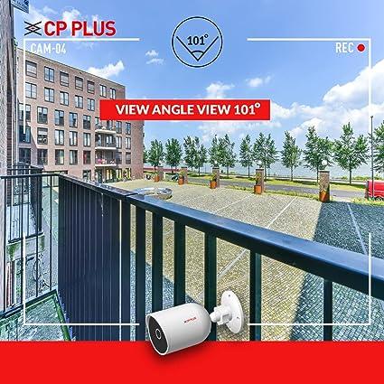 CP PLUS CP-V41A 4MP Wireless Security Wi-Fi Camera (White)