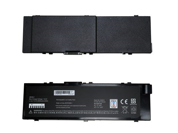 Lappy Power Laptop Battery For DELL MFKVP-3S1P, 11.1V 6 Cells 7000mAh Compatible
